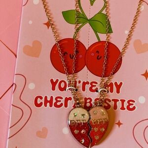 Heart-Shaped Best Friend Necklace Set